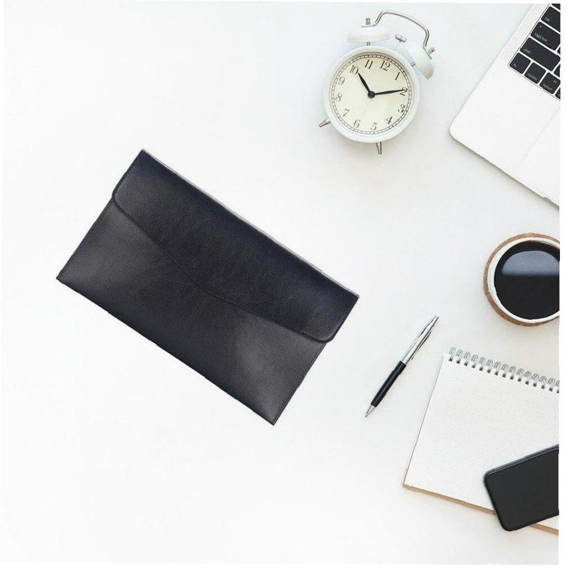 HERMES レザー ノートPCケース ブラック　ドキュメントケース　書類ケース HERMES レザー ノートPCケース ブラック ドキュメントケース